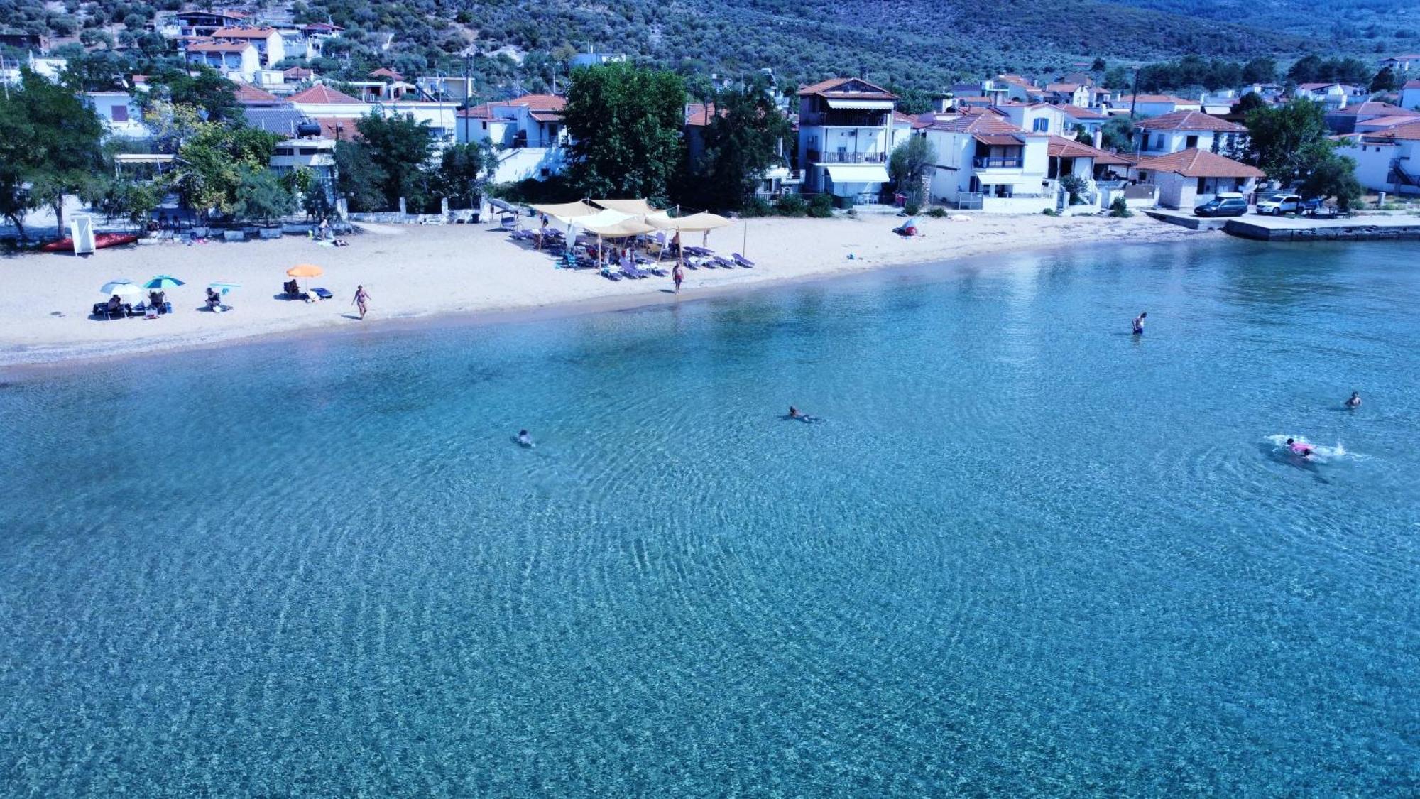 Beachfront Apartment Thassos Skála Kallirákhis Exteriör bild