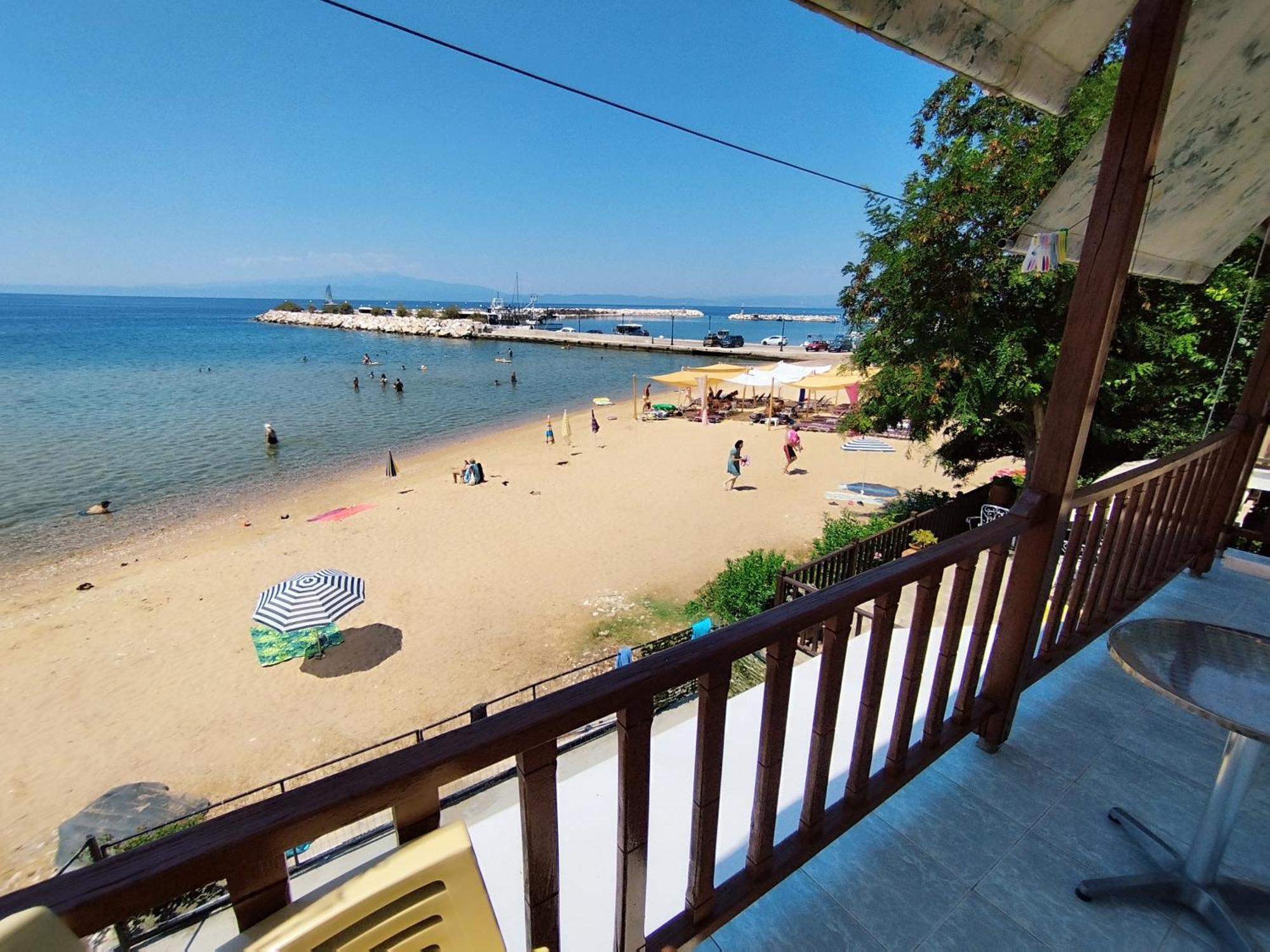 Beachfront Apartment Thassos Skála Kallirákhis Exteriör bild