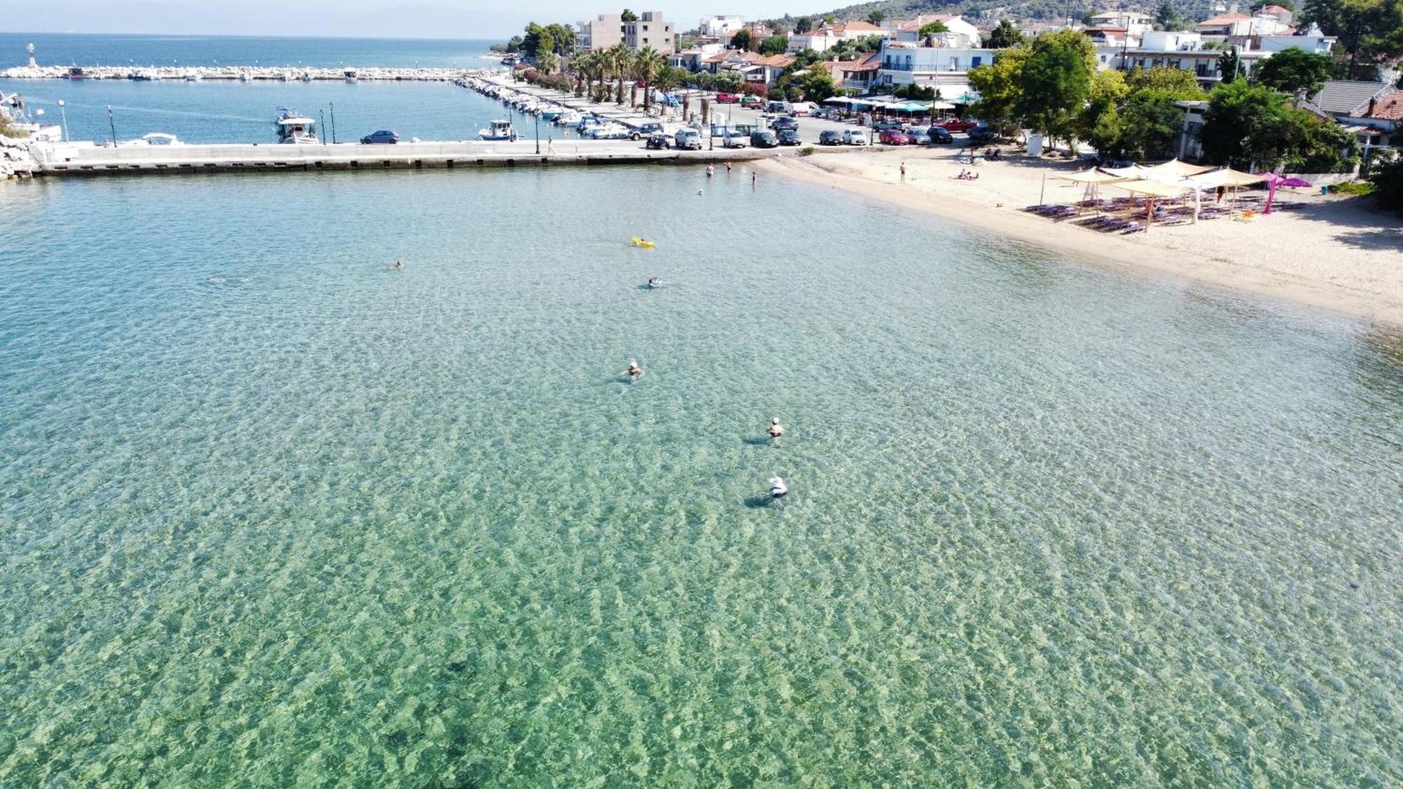Beachfront Apartment Thassos Skála Kallirákhis Exteriör bild