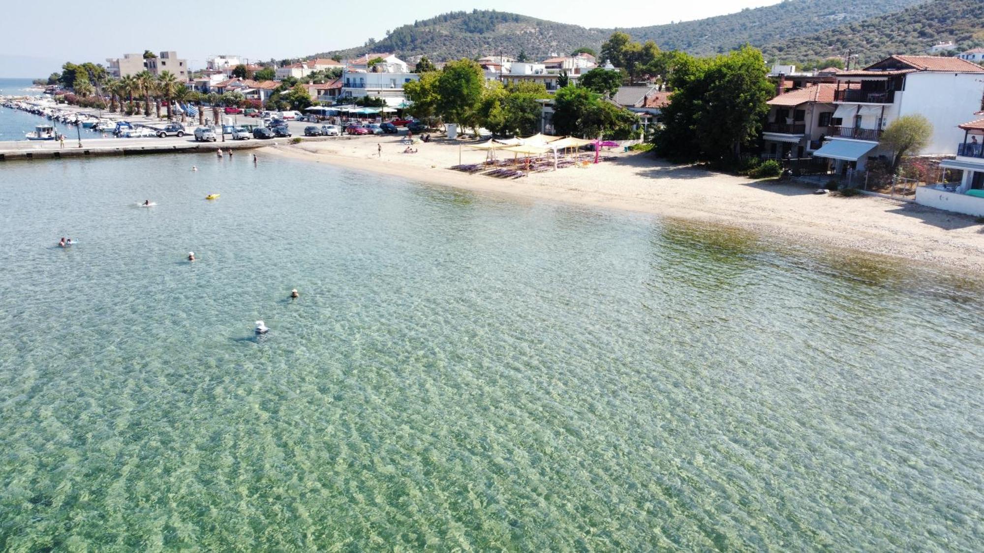 Beachfront Apartment Thassos Skála Kallirákhis Exteriör bild