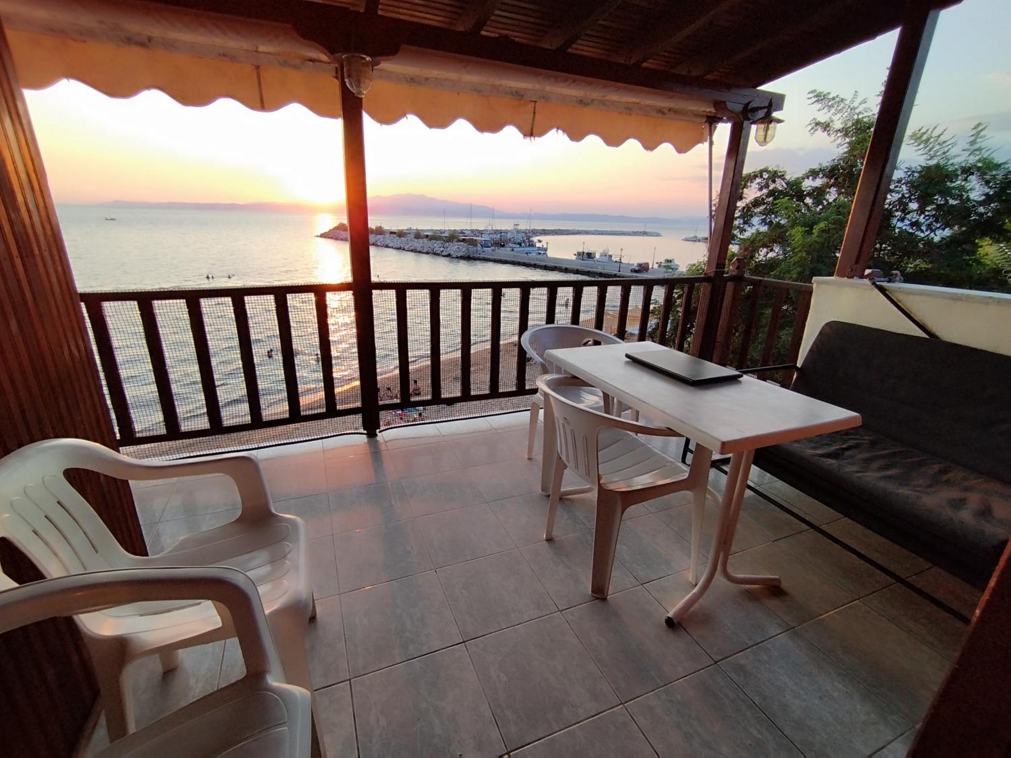 Beachfront Apartment Thassos Skála Kallirákhis Exteriör bild