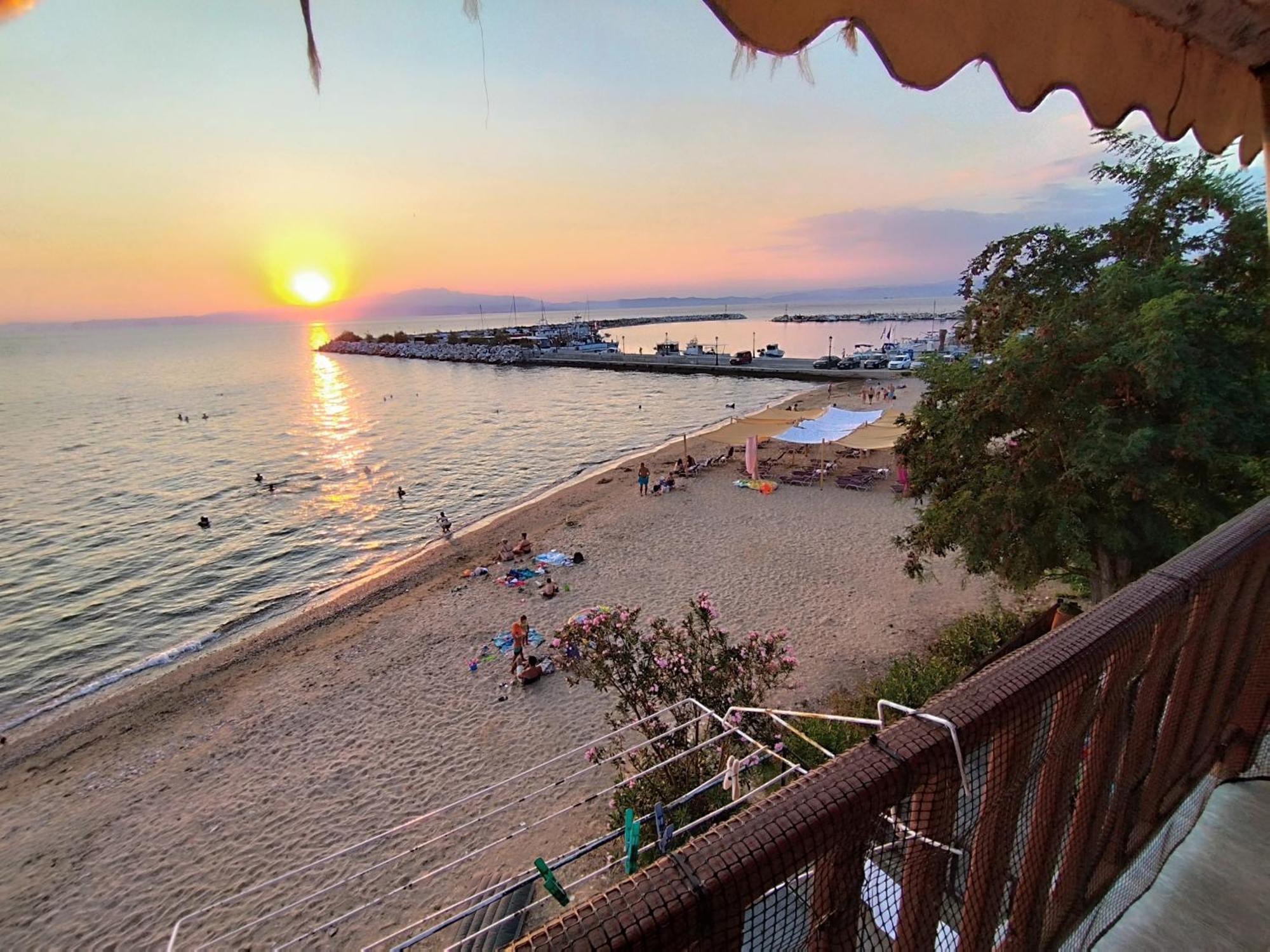 Beachfront Apartment Thassos Skála Kallirákhis Exteriör bild