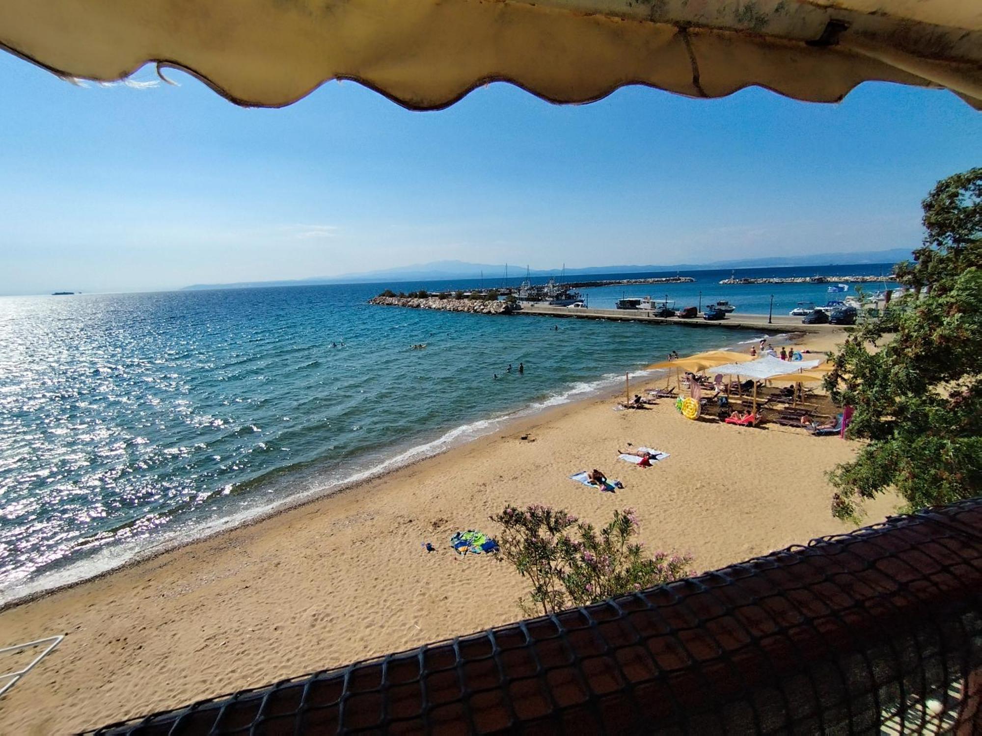 Beachfront Apartment Thassos Skála Kallirákhis Exteriör bild