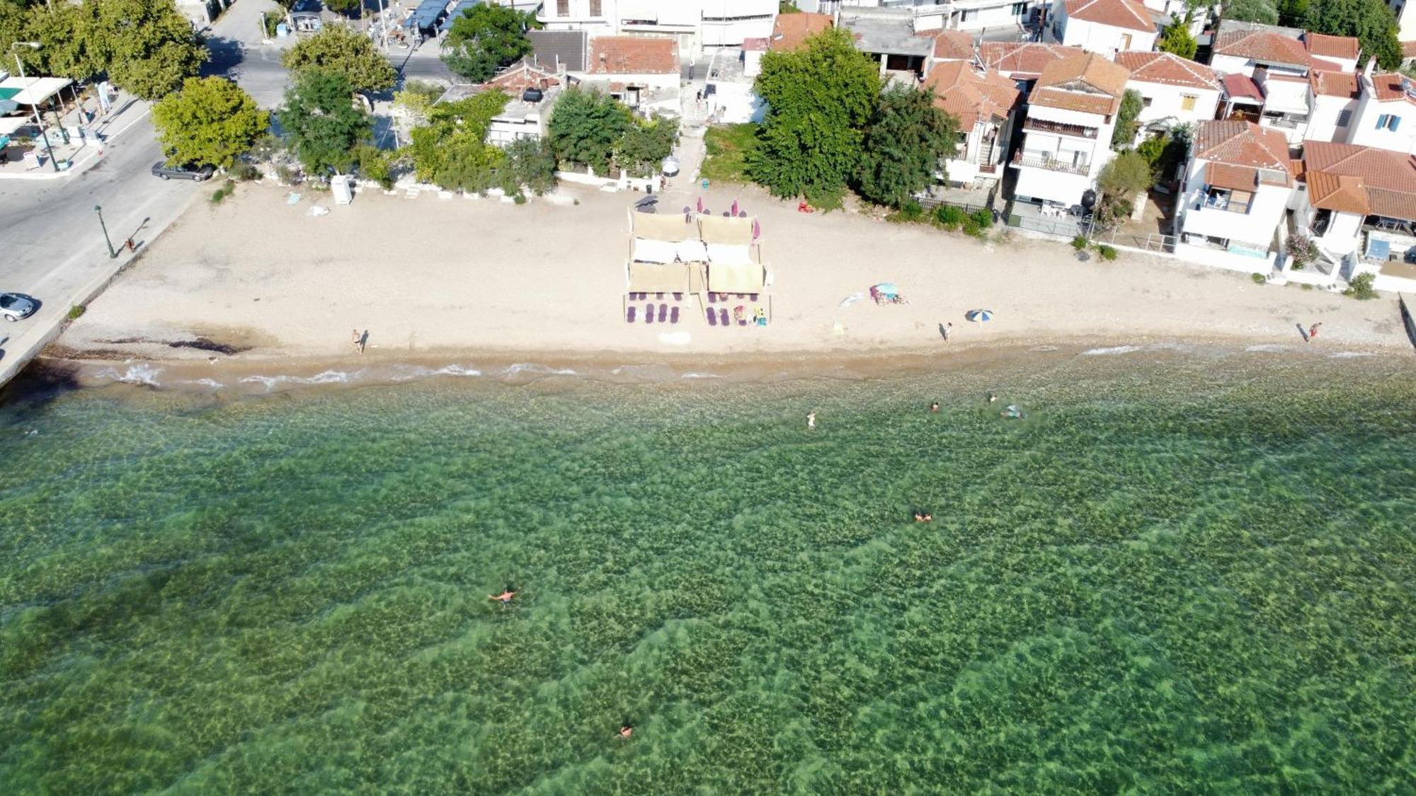 Beachfront Apartment Thassos Skála Kallirákhis Rum bild