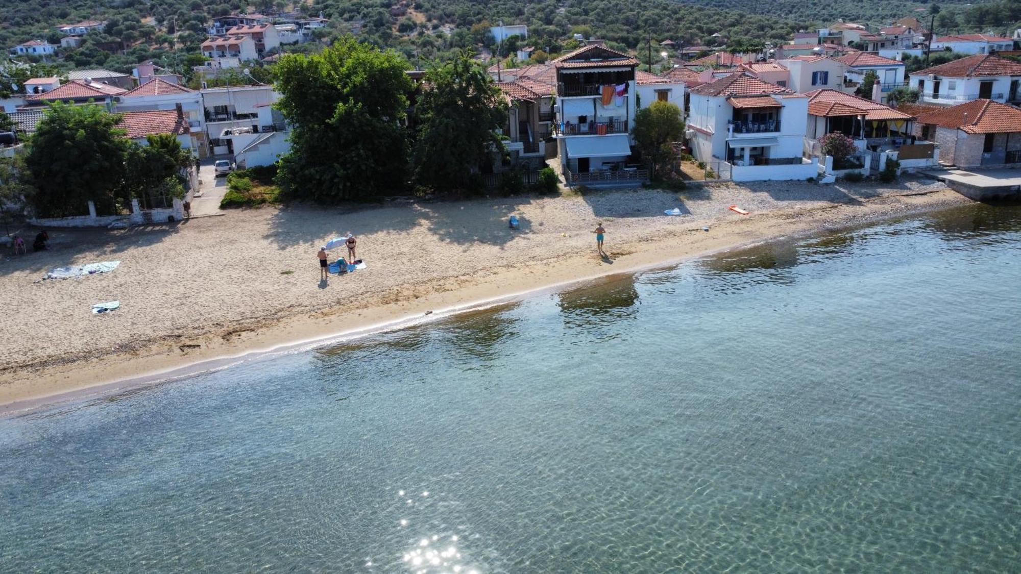 Beachfront Apartment Thassos Skála Kallirákhis Exteriör bild