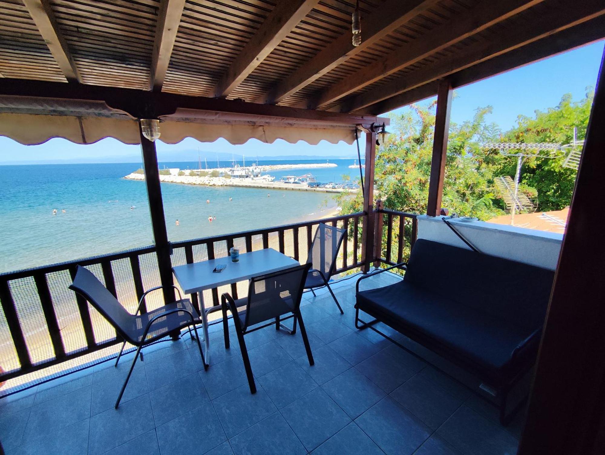 Beachfront Apartment Thassos Skála Kallirákhis Exteriör bild